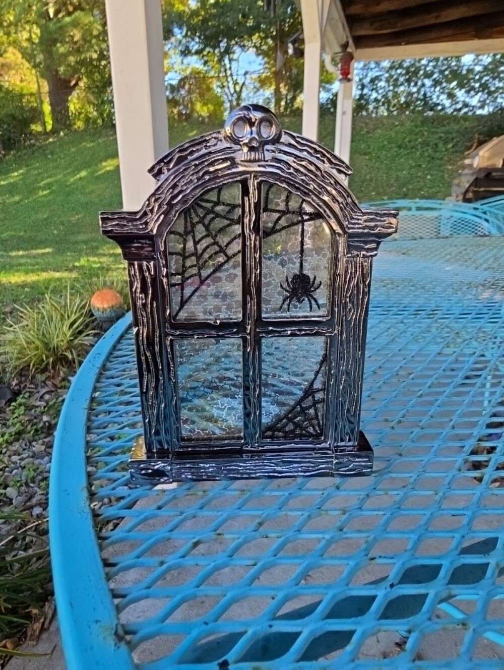 Bath & Body Works Halloween Spider Web Window Single Wick Candle Holder